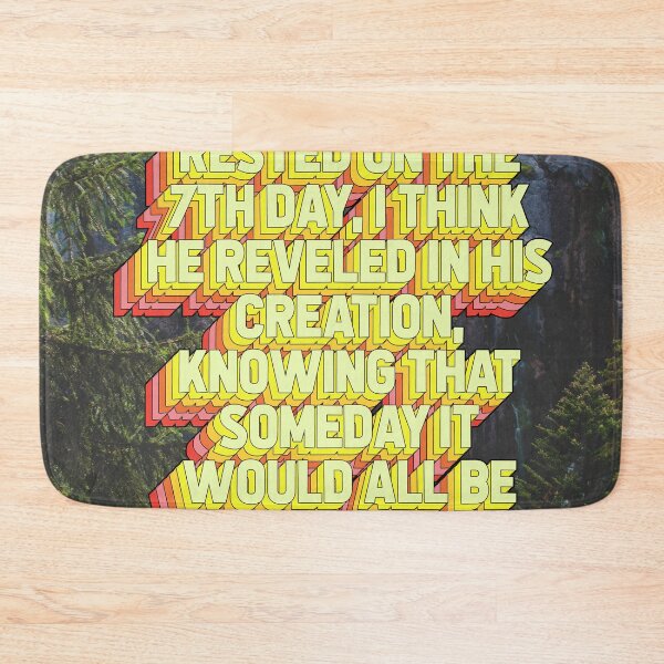 Item preview, I DON'T THINK GOD RESTED ON THE SEVENTH DAY designed and sold by The Turbulent Architect.