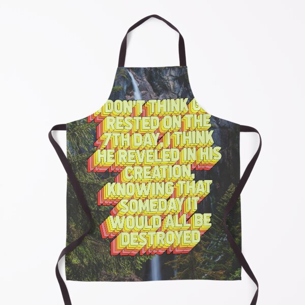 Item preview, I DON'T THINK GOD RESTED ON THE SEVENTH DAY designed and sold by The Turbulent Architect.
