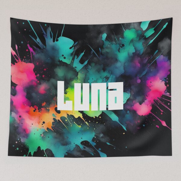 Item preview, Custom Neon Name Luna designed and sold by Gabriela McDaniel.