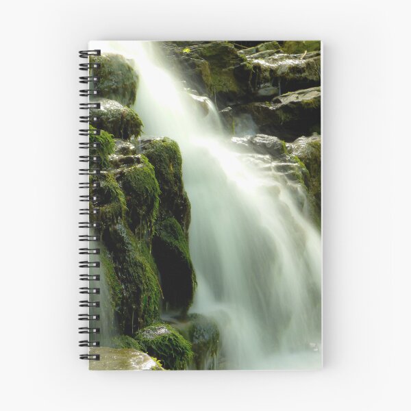 Item preview, Impresión artística de naturaleza con cascada cubierta de musgo designed and sold by MajikFlower.