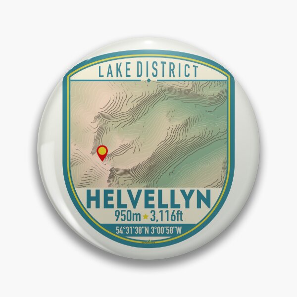 Item preview, Helvellyn Lake District Hiking Cumbria Sticker T-Shirt 01 designed and sold by OuterShellUK.