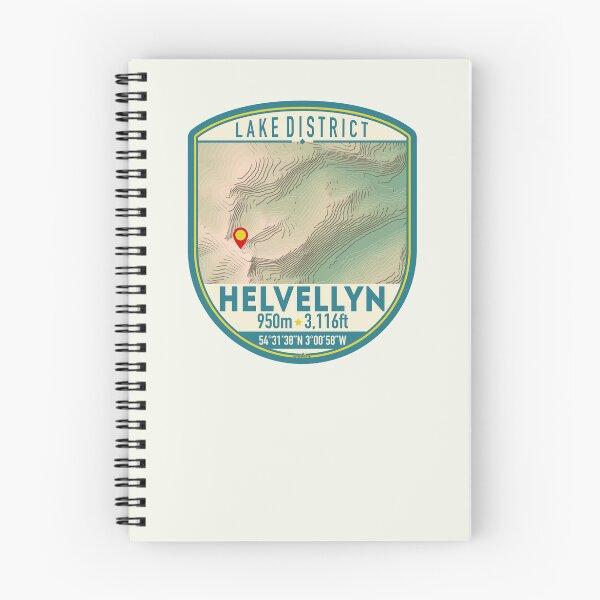 Item preview, Helvellyn Lake District Hiking Cumbria Sticker T-Shirt 01 designed and sold by OuterShellUK.