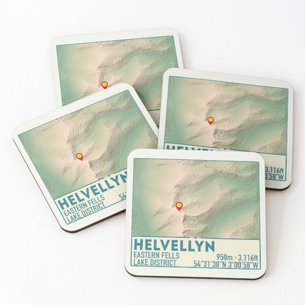 Item preview, Helvellyn Lake District Hiking Cumbria Sticker T-Shirt 01 designed and sold by OuterShellUK.