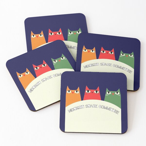Item preview, Midnight Snack Committee. Feline fun design. Text Version. designed and sold by Shoot-The-Moon.