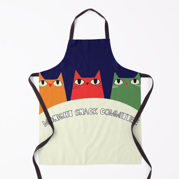 Item preview, Midnight Snack Committee. Feline fun design. Text Version. designed and sold by Shoot-The-Moon.