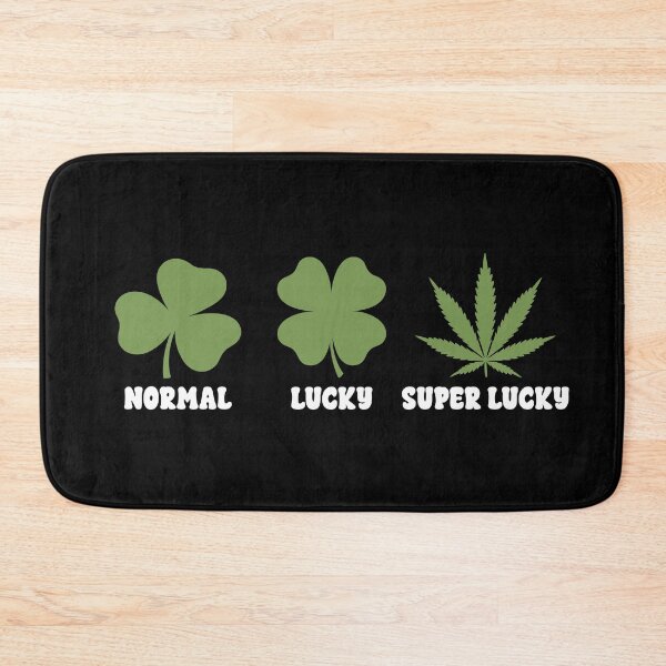 Item preview, Evolution of happiness, normal, happy, super happy from clover leaf to hemp leaf designed and sold by SpecialtiesShop.
