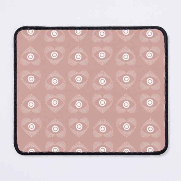 Item preview, Evil eye, white in rose background designed and sold by nimbusdesignart.