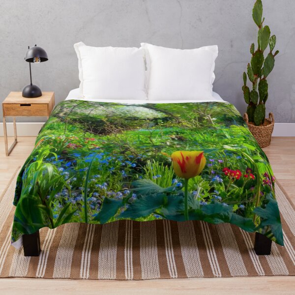 Item preview, Secret Garden in Full Bloom Floral Artwork designed and sold by MajikFlower.
