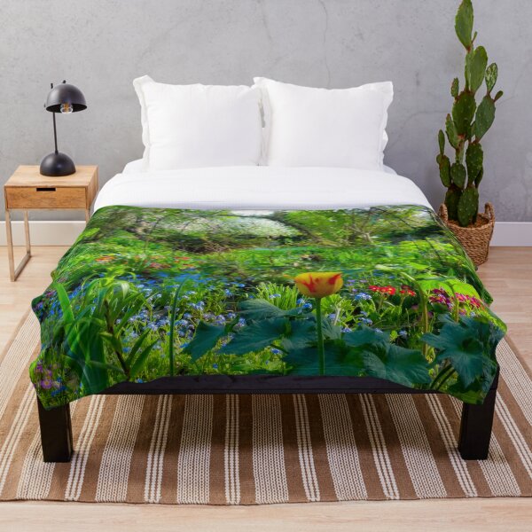 Item preview, Secret Garden in Full Bloom Floral Artwork designed and sold by MajikFlower.
