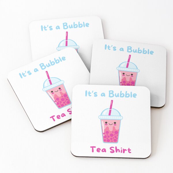Item preview, Bubble tea shirt colorful pink and blue designed and sold by Treenity.