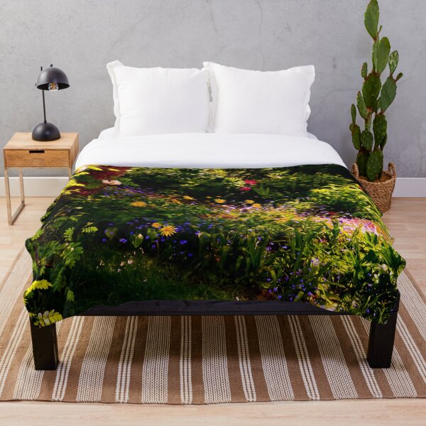 Item preview, Enchanted May Corner of the Garden Nature Artwork designed and sold by MajikFlower.