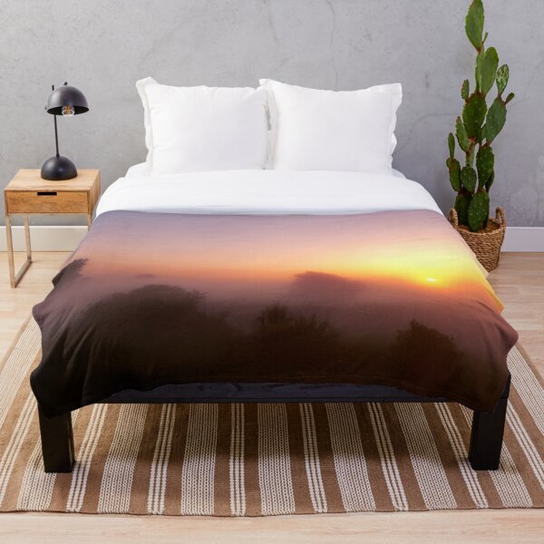 Item preview, Pastel Orange and Pink Sunrise Above Morning Mists designed and sold by MajikFlower.