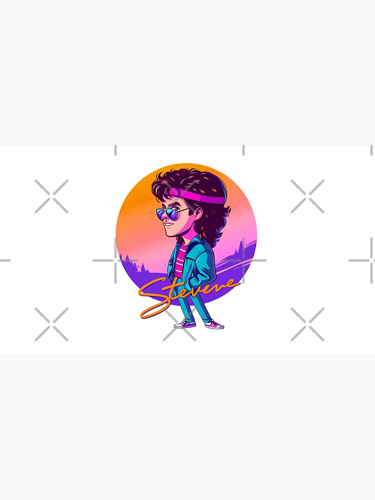 Thumbnail 7 of 7, Cap, Stranger Things Steve harrington designed and sold by timegraf.