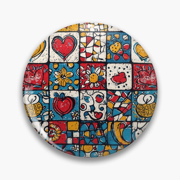 Item preview, Vibrant fruit and floral tile-inspired pattern designed and sold by Piotrek0001.