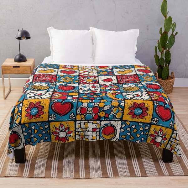 Item preview, Vibrant fruit and floral tile-inspired pattern designed and sold by Piotrek0001.