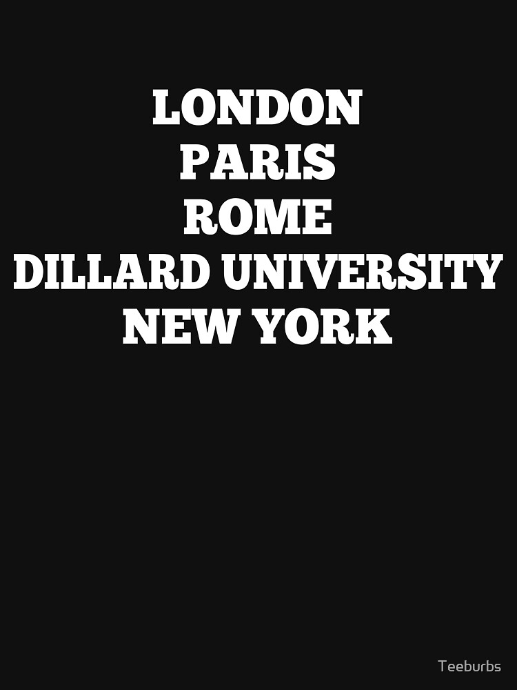 "Dillard University TShirts and Products" Tshirt for Sale by Teeburbs