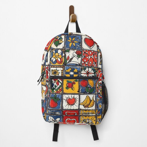 Item preview, Playful floral and fruit design on tiles designed and sold by Piotrek0001.