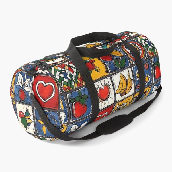 Item preview, Playful floral and fruit design on tiles designed and sold by Piotrek0001.