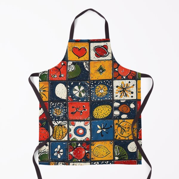 Item preview, Whimsical tile art featuring vibrant illustrations designed and sold by Piotrek0001.