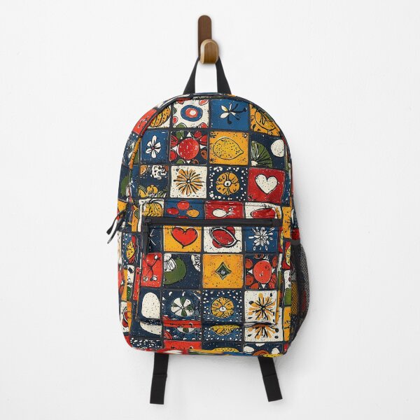 Item preview, Whimsical tile art featuring vibrant illustrations designed and sold by Piotrek0001.
