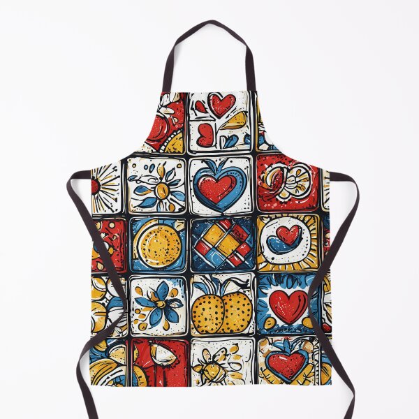 Item preview, Folk-inspired decorative tiles with bold colors designed and sold by Piotrek0001.