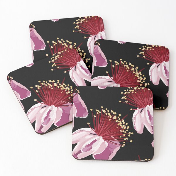 Item preview, Seamless pattern background with  feijoa blooming flowers. designed and sold by MatyKotiv.