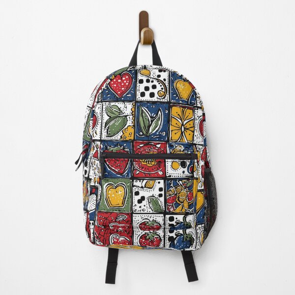 Item preview, Vibrant tile design featuring floral and fruit art designed and sold by Piotrek0001.