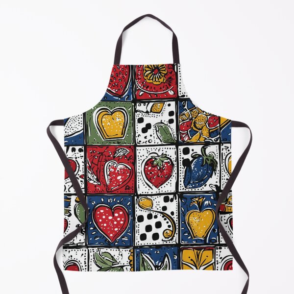 Item preview, Vibrant tile design featuring floral and fruit art designed and sold by Piotrek0001.