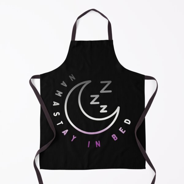 Item preview, Namastay in Bed, Asexual pride flag graphic, Crescent moon Graphic, Sleep, Yoga, Funny, selfcare, relax, pride, relax, chill, sleep mode, designed and sold by PrideBeProud.