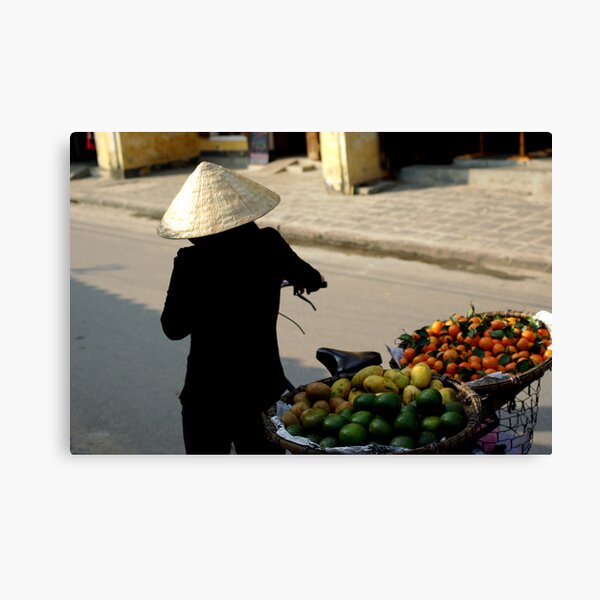 In the Streets of Hue Canvas Print