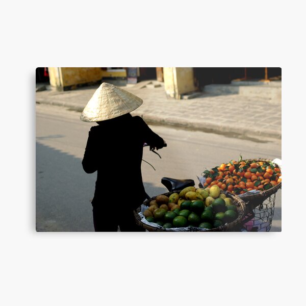 In the Streets of Hue Metal Print