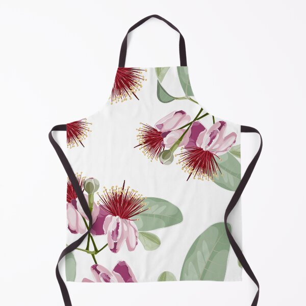 Item preview, Seamless pattern background with feijoa blooming flowers and leaves with leaves. designed and sold by MatyKotiv.