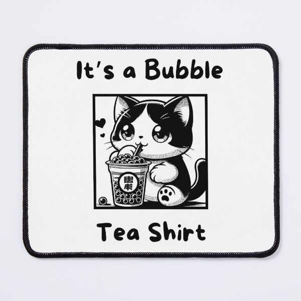 Item preview, Bubble tea shirt cute cat designed and sold by Treenity.