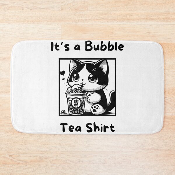 Item preview, Bubble tea shirt cute cat designed and sold by Treenity.