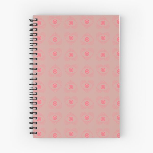 Item preview, Evil eye pattern in pink and rose designed and sold by nimbusdesignart.