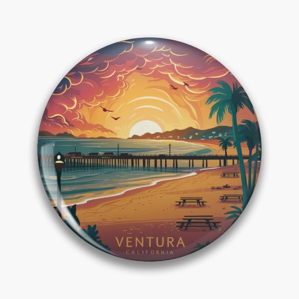 Item preview, Ventura California - Sunset Serenity at Ventura Pier designed and sold by CircinusStore.