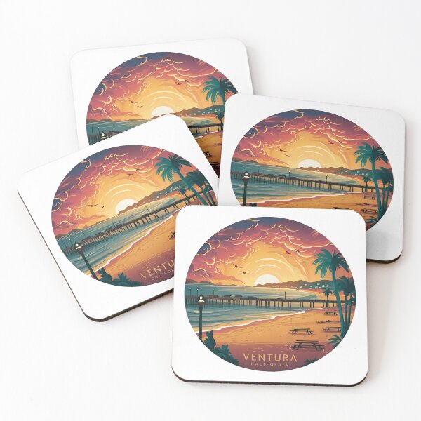 Item preview, Ventura California - Sunset Serenity at Ventura Pier designed and sold by CircinusStore.