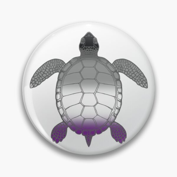 Item preview, Vibrant Asexual Pride Turtle Illustration designed and sold by Travelslightly.