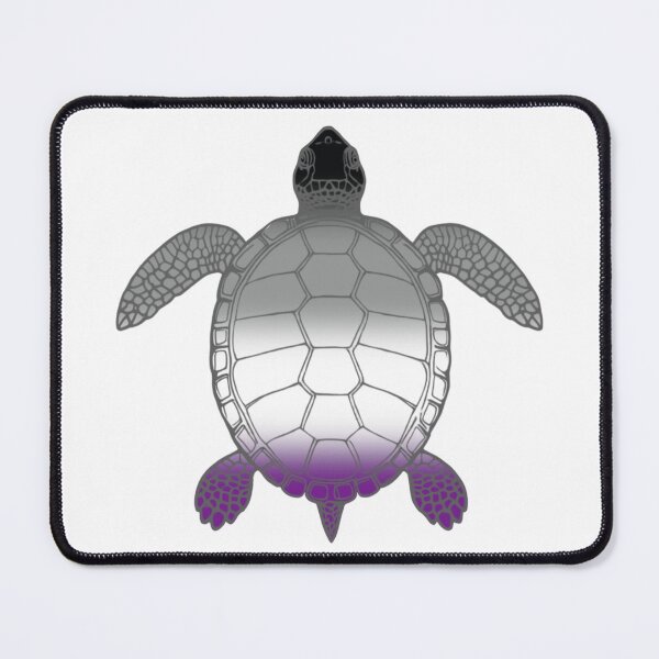 Item preview, Vibrant Asexual Pride Turtle Illustration designed and sold by Travelslightly.