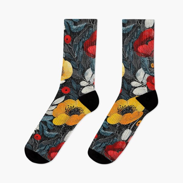 Item preview, Unique floral motifs with bold artistic style designed and sold by Piotrek0001.