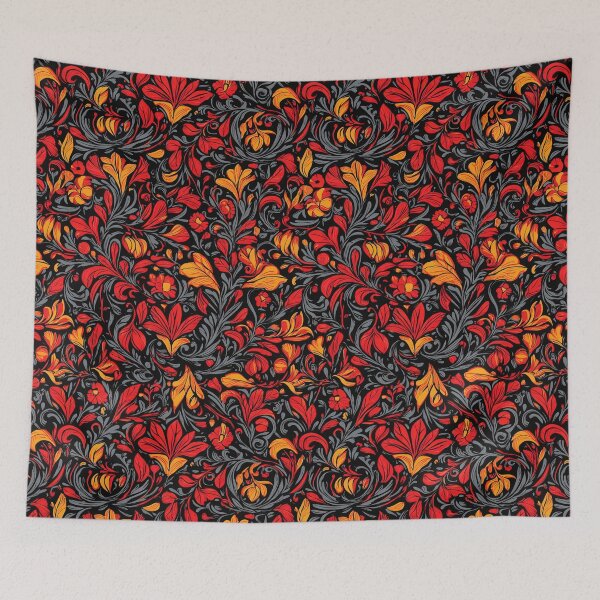 Item preview, Modern floral art with geometric influences designed and sold by Piotrek0001.