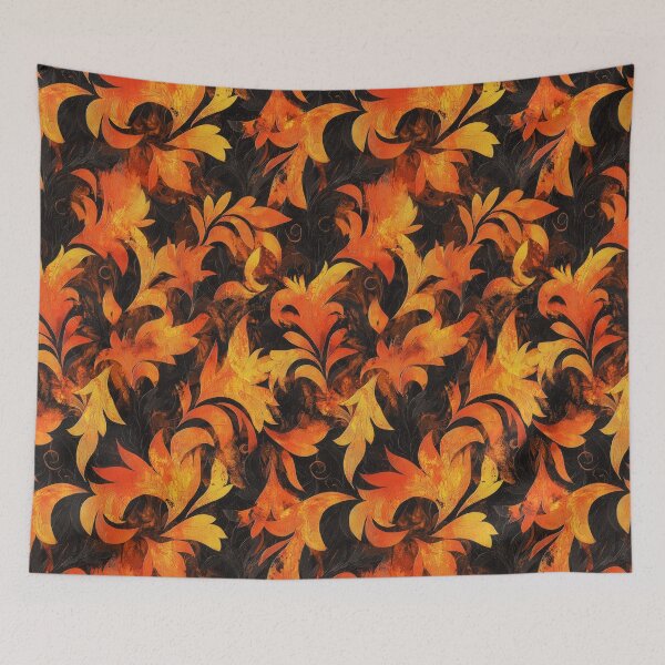 Item preview, Detailed floral patterns with bold color contrasts designed and sold by Piotrek0001.