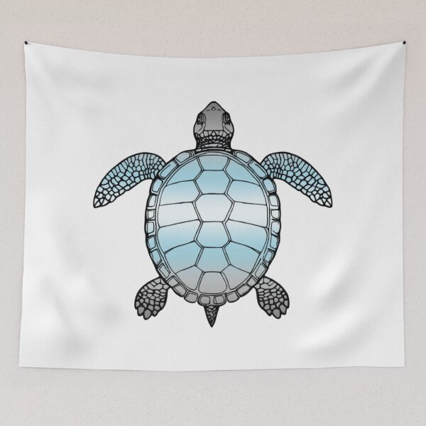 Item preview, Vibrant Demiboy Pride Turtle Illustration designed and sold by Travelslightly.