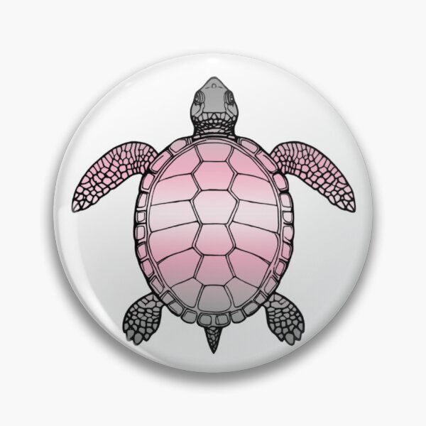 Item preview, Vibrant Demigirl Pride Turtle Illustration designed and sold by Travelslightly.