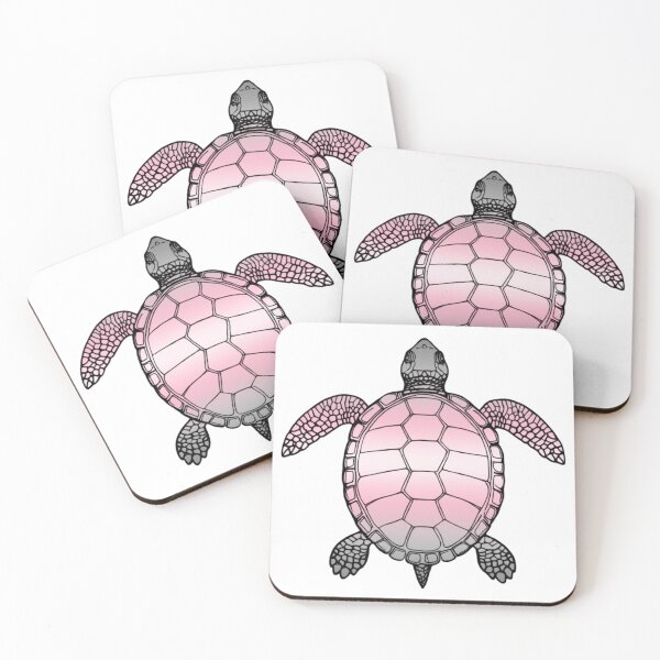 Item preview, Vibrant Demigirl Pride Turtle Illustration designed and sold by Travelslightly.