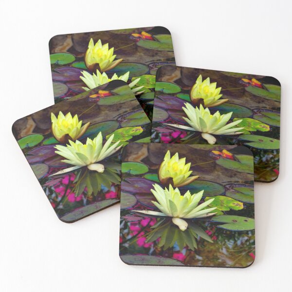 Item preview, Water Lily Reflected on a Tranquil Pond Artwork designed and sold by MajikFlower.