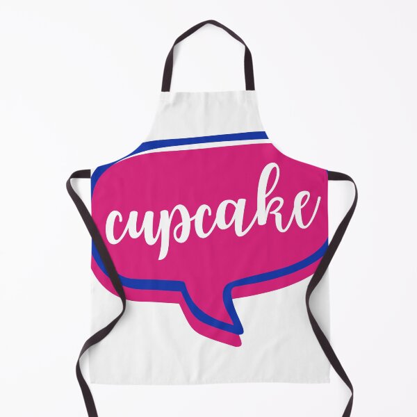 Item preview, Caitlin Nickname Cupcake Speech Bubble Sticker Blue and Pink designed and sold by Studio Xync.