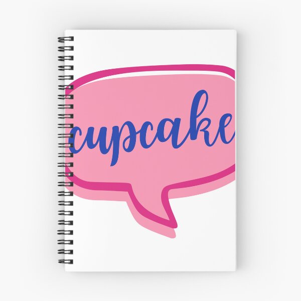 Item preview, Caitlin Nickname Cupcake Speech Bubble Sticker Pink and Blue 2 designed and sold by Studio Xync.