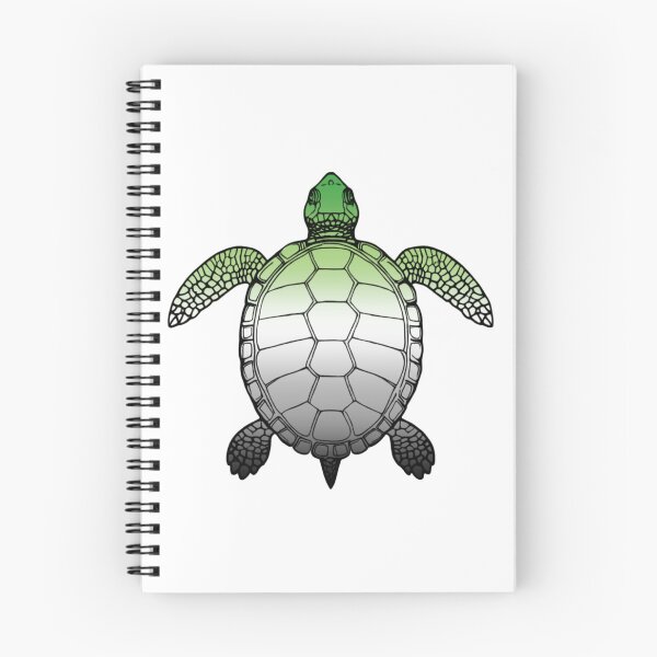 Item preview, Vibrant Aromantic Pride Turtle Illustration designed and sold by Travelslightly.