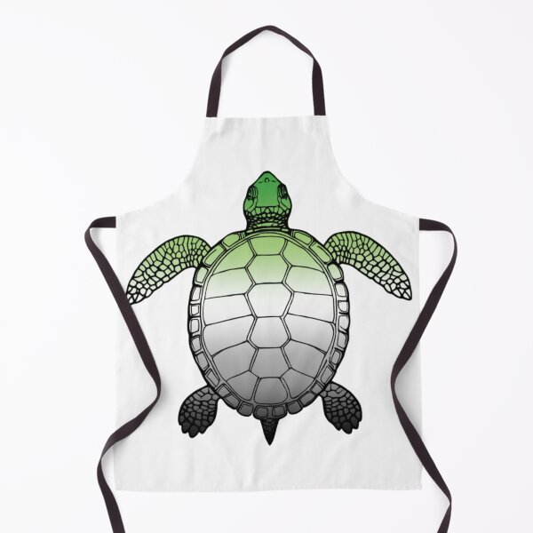 Item preview, Vibrant Aromantic Pride Turtle Illustration designed and sold by Travelslightly.